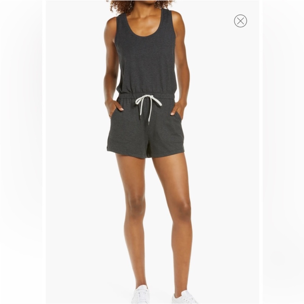 Zella Athleisure Loungewear Comfy Gwen Ponte Knit Sleeveless Romper.